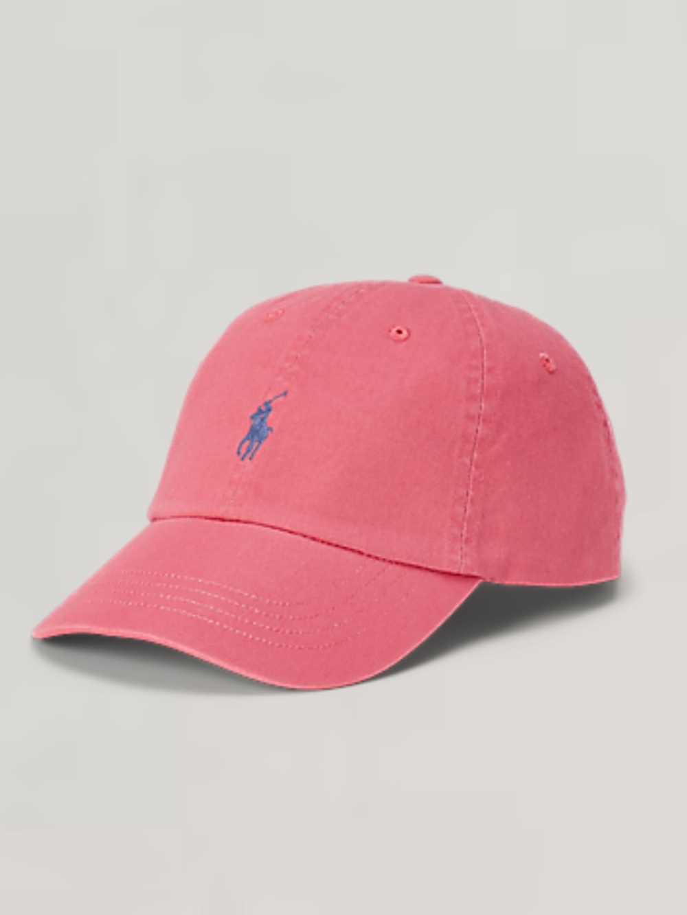 Polo by Ralph Lauren The Iconic Cotton Chino Ball Cap (Pink)